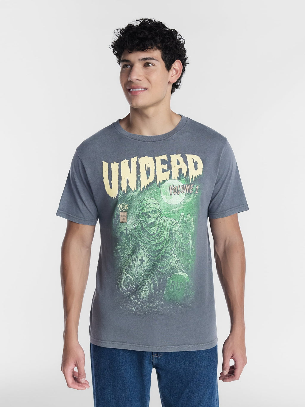 Halloween Men's Evil Jack Graphic Tee from Way to Celebrate, Sizes XS-4XLT