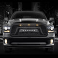 AMERICAN MODIFIED Armor Grille With Off Road Lights For 11-16 Ford F250/F350/F450/F550 Super Duty