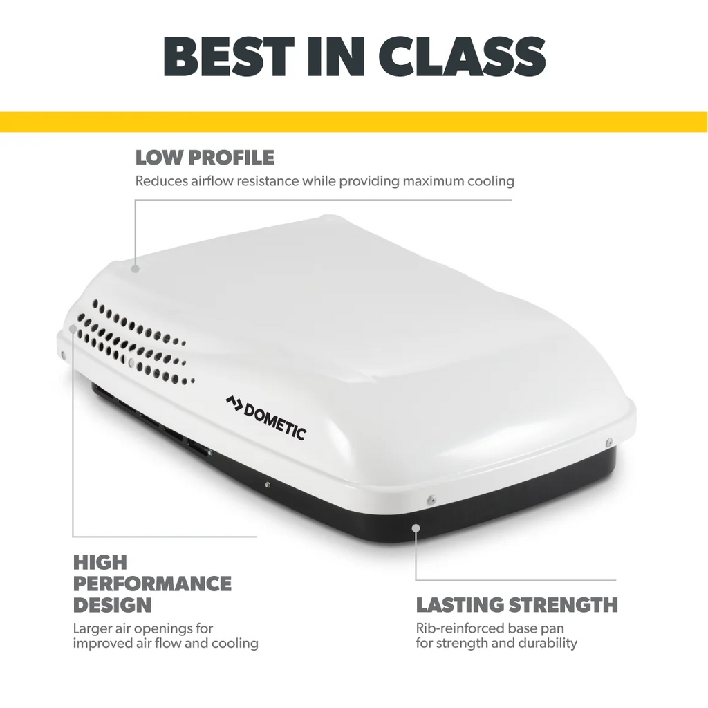 Dometic Penguin II Rooftop Air Conditioner, 11000 BTU, White - PENGUIN AC PW 410A