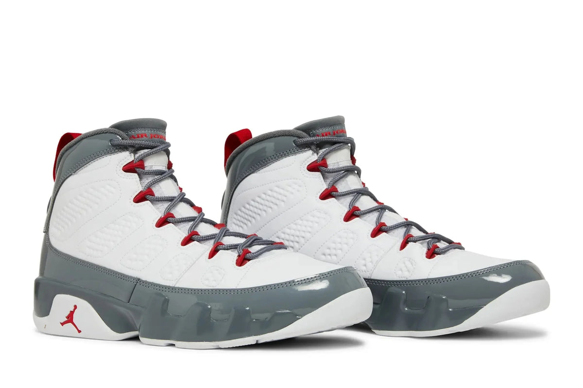 Jordan 9 Retro Fire Red White/Cool Grey/Fire Red - CT8019 162