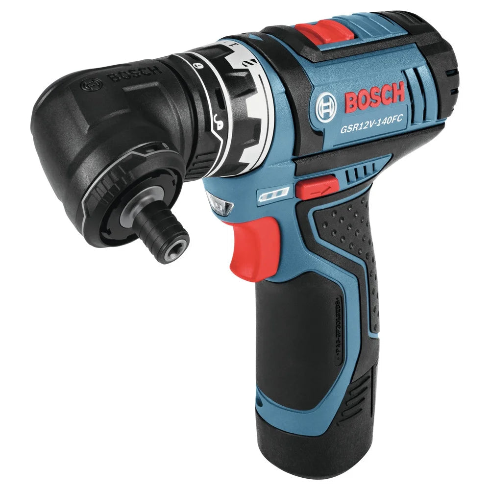 Bosch Refurbished Cordless Drill Driver 12V 2Ah 265In-Lbs 1300RPM 5 Piece - GSR12V-140FCB22