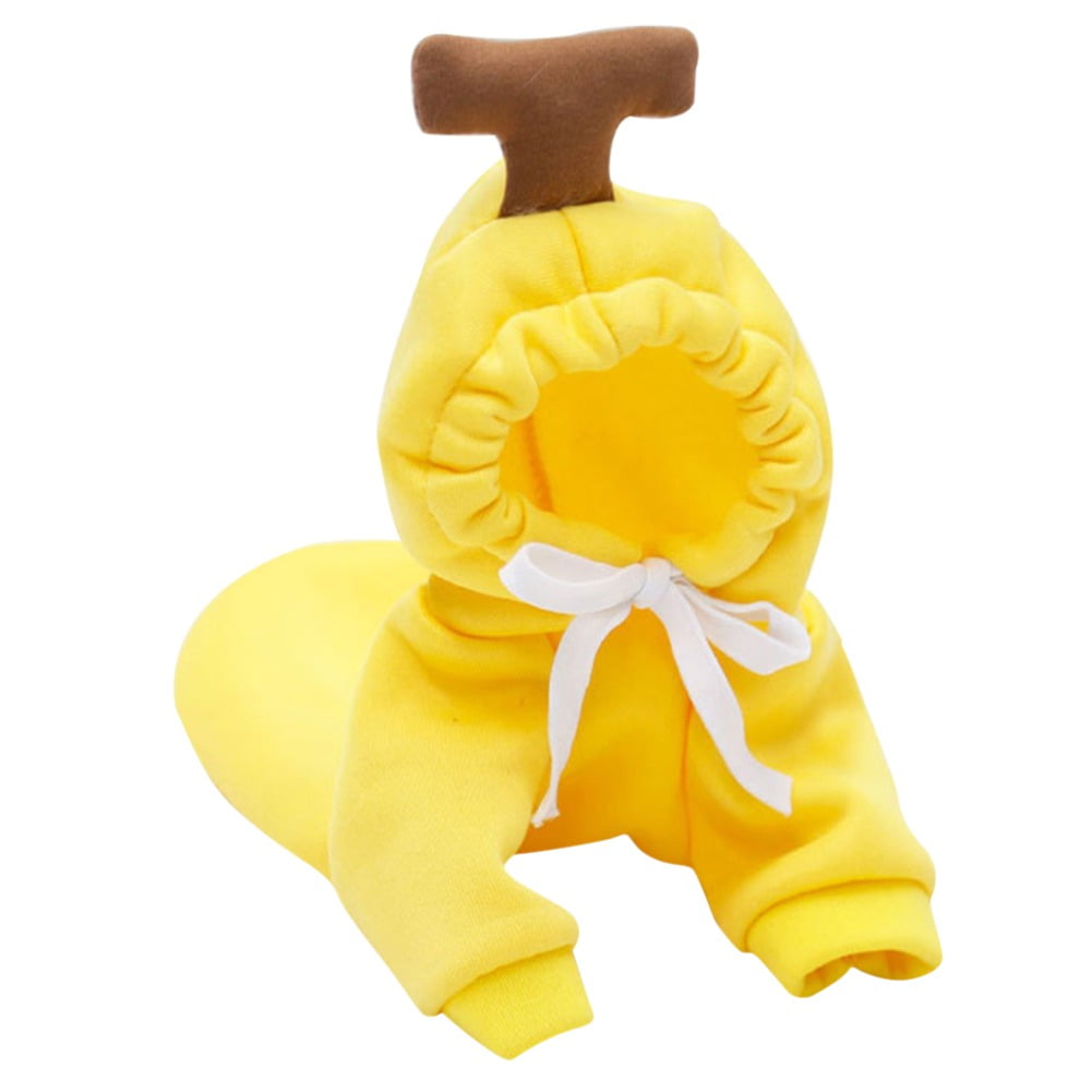 Winter Warm Plush Dog Coat Hoodie, Pet Halloween Frog Cosplay Costume for Small Dogs