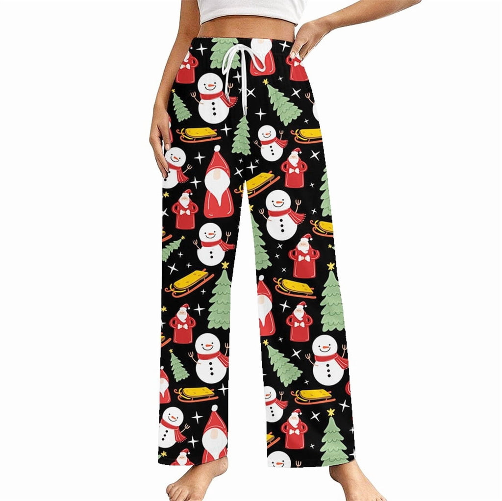 Halloween Pajama Pants for Women Men Couples Flannel Pjs Pants Fuzzy Pjs Pants Plush Pajama Bottom Costume Sleepwear Matching Pajamas Halloween Christmas Gifts