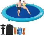 FBSPORT 8ft Inflatable Water Hammock Floating Platform