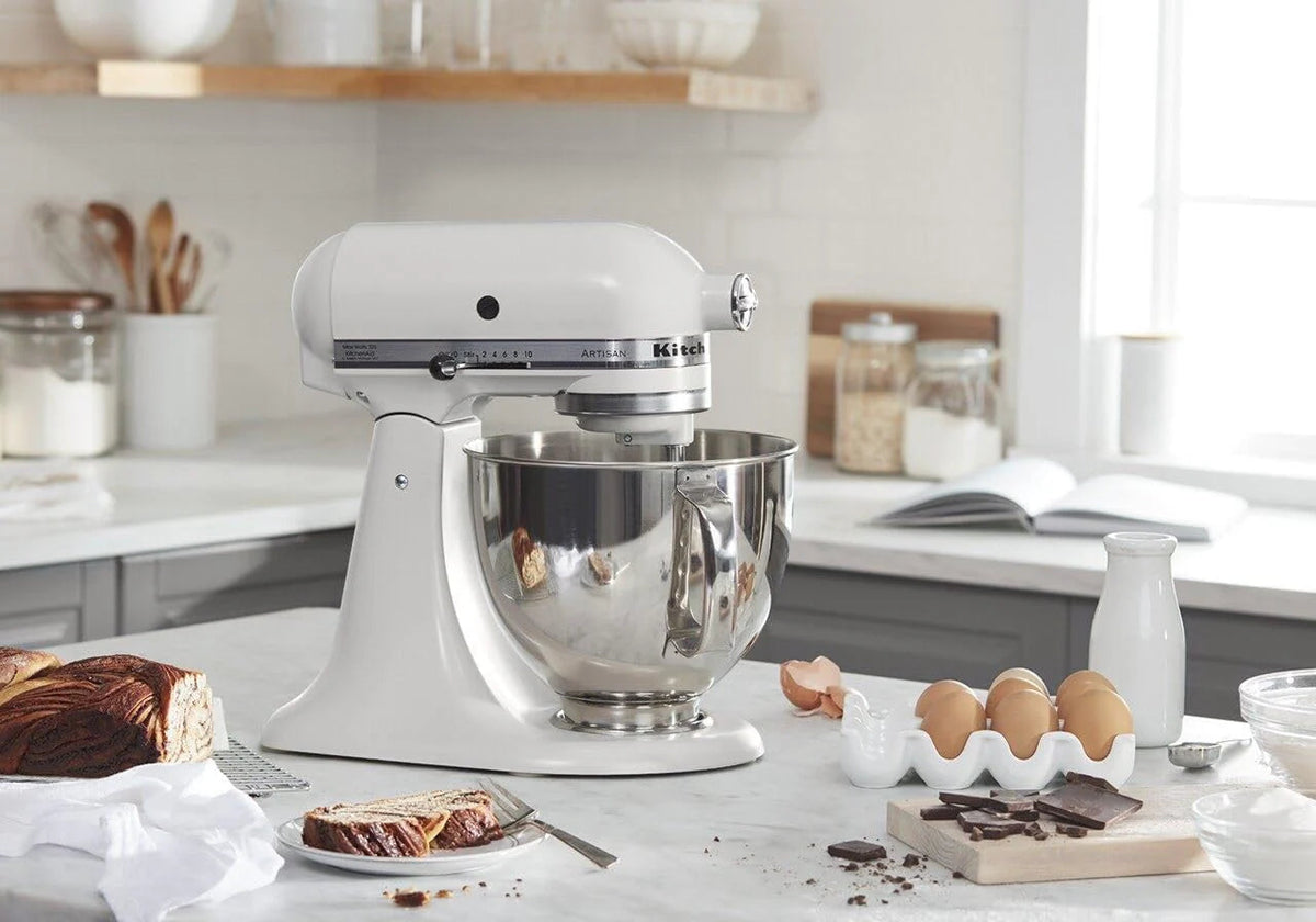 5-Quart Tilt-Head Stand Mixer With Stainless Steel Bowl, 10 Speeds