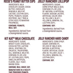 Jolly Rancher, Kit Kat and Reese's Assorted Flavored Snack Size, Halloween Candy Party Pack, 34.19 oz