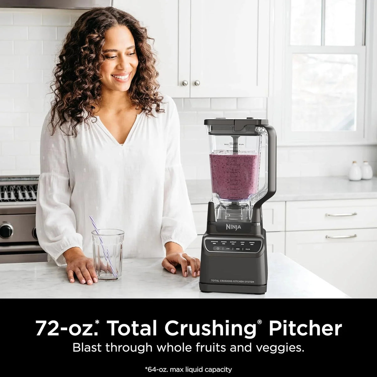 Ninja Mega Kitchen System Blender, 1500W, Black - BL770