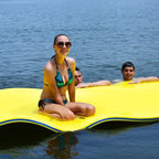 Floating Water Pad, 9 x 6 ft, 3-Layer XPE Foam