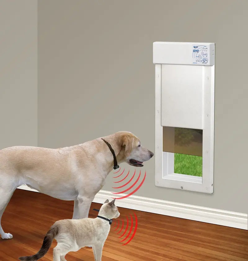 Power Pet Large Electronic Pet Door, RFID-Activated Entry System For Medium To Large Dogs - PX-2