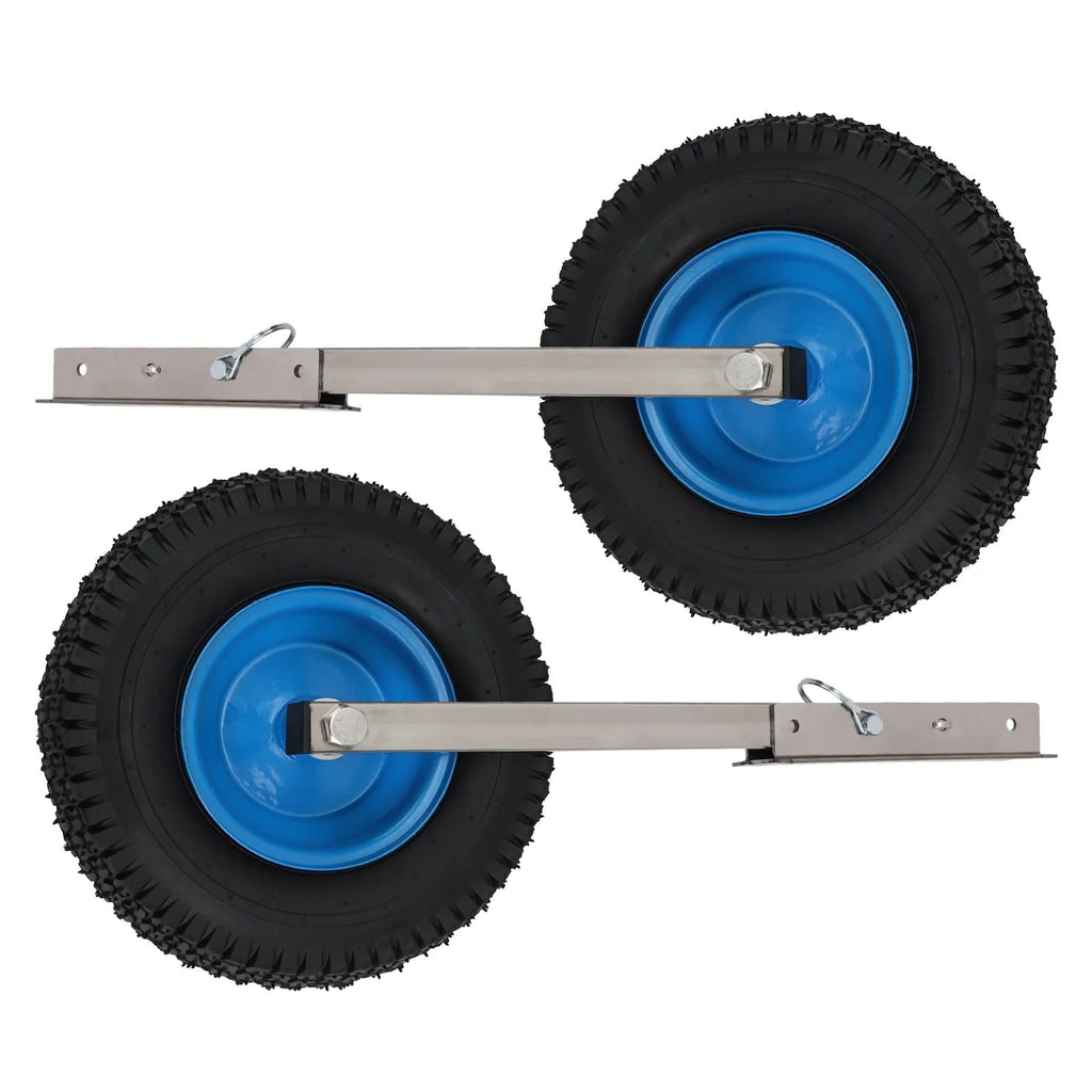 Boat Transom Launching Wheel Set, 12 Inch Wheels, 600 lbs