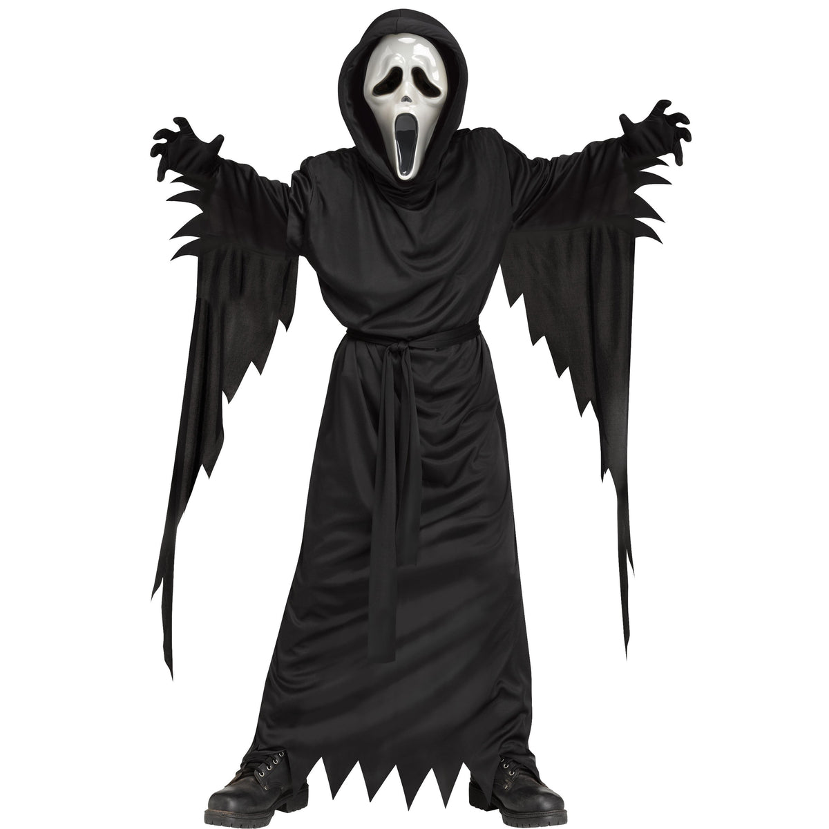 Bleeding Ghost Face Halloween Costume for Children, 5-Piece, by Fun World