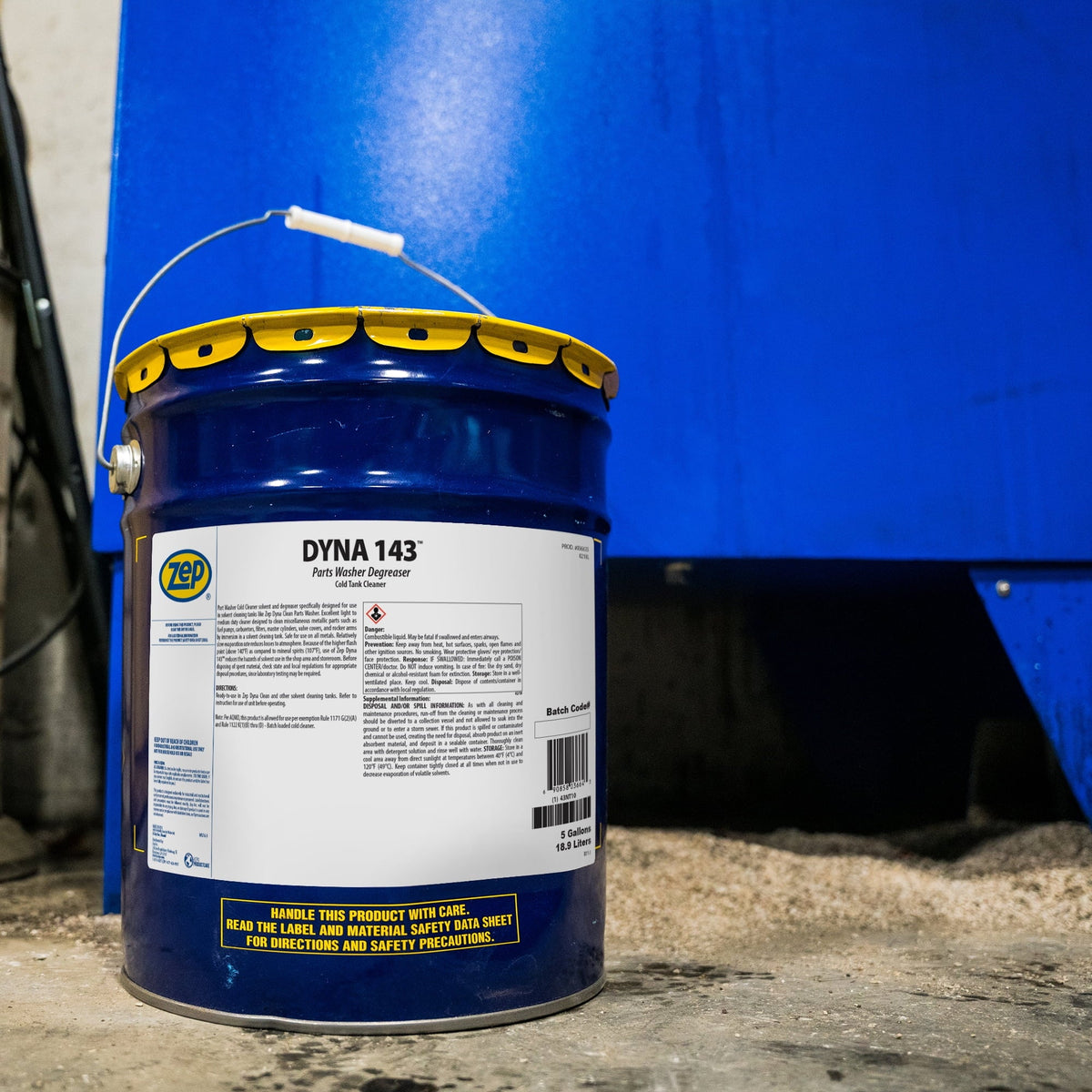 Zep Dyna 143 Parts Washer Solvent Cleaner And Degreaser 5 Gallon - 36635