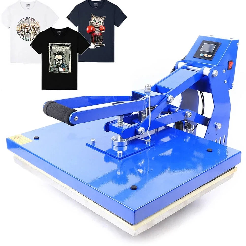 CNCEST 16x20 in Auto-Open Clamshell Heat Press Machine T-Shirt Printer