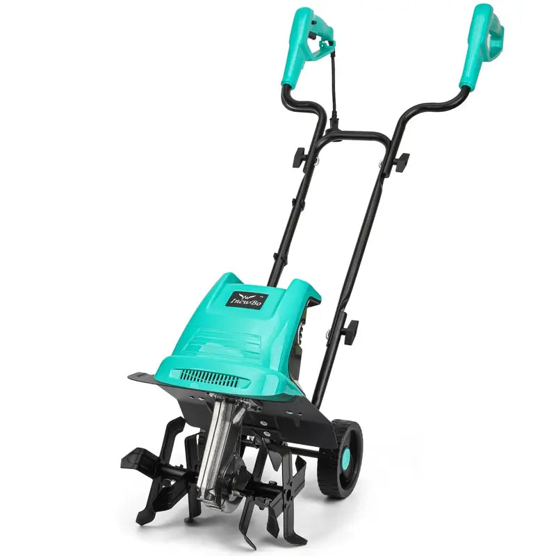 Incwbo Electric Garden Tiller, 10.5-Amp, 12-Inch Width, 8-Inch Depth