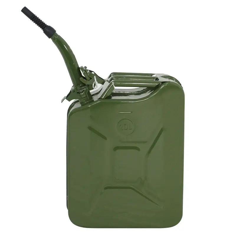 ZENY 5 Gallon Steel Jerry Can Fuel Tank With Extension Spout - 5PCS