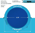 FBSPORT 8ft Inflatable Water Hammock Floating Platform