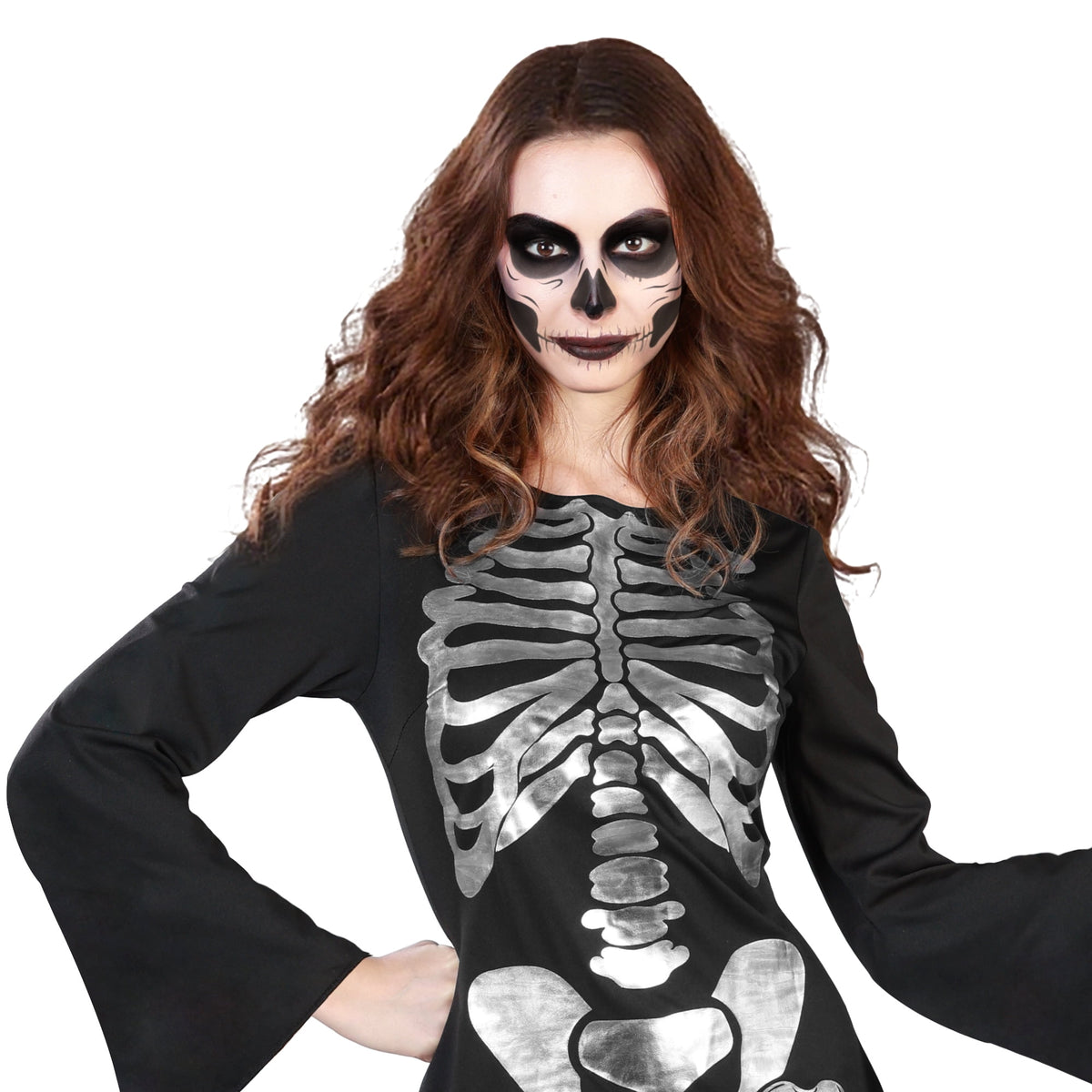 Enchanting Skeleton Halloween Costume for Adults, by Way to Celebrate