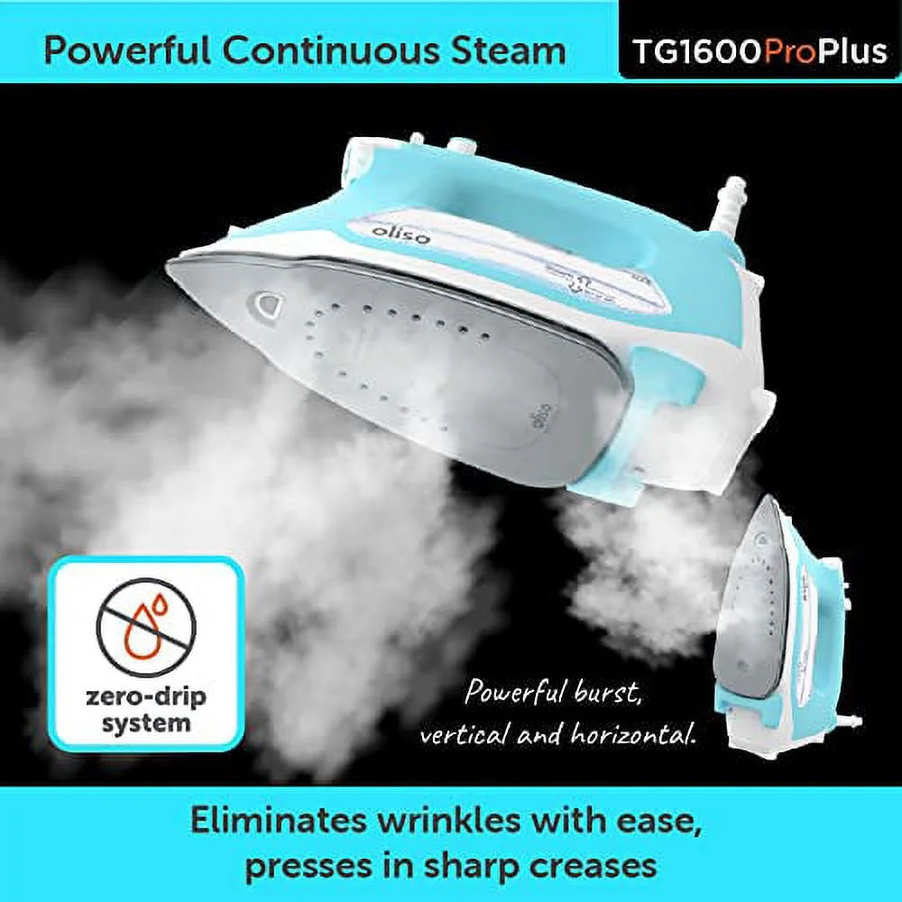 Oliso Pro Plus Ceramic-Coated Steam Iron