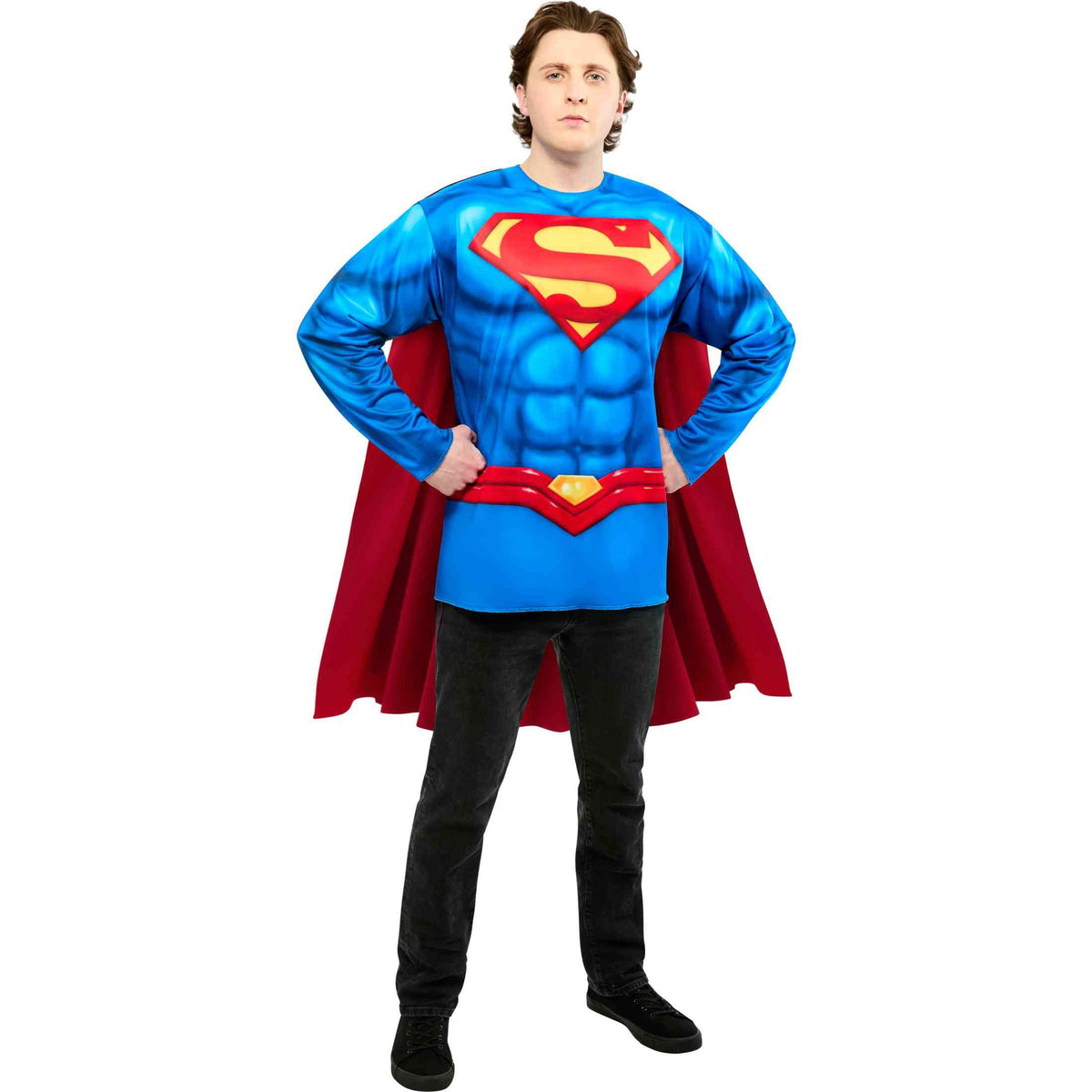 DC Superman Halloween Costume for Adults, by Rubies