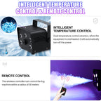 Fog Machine Smoke 550W 5 three-in-one RGB Light Beads Smoke Machine with Remote Control for Party Stage