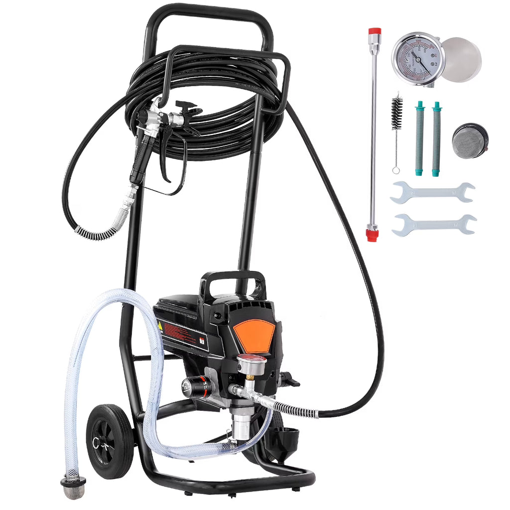 KFFKFF Stand Airless Paint Sprayer 950W 3000PSI With Cart - RP8628 plus