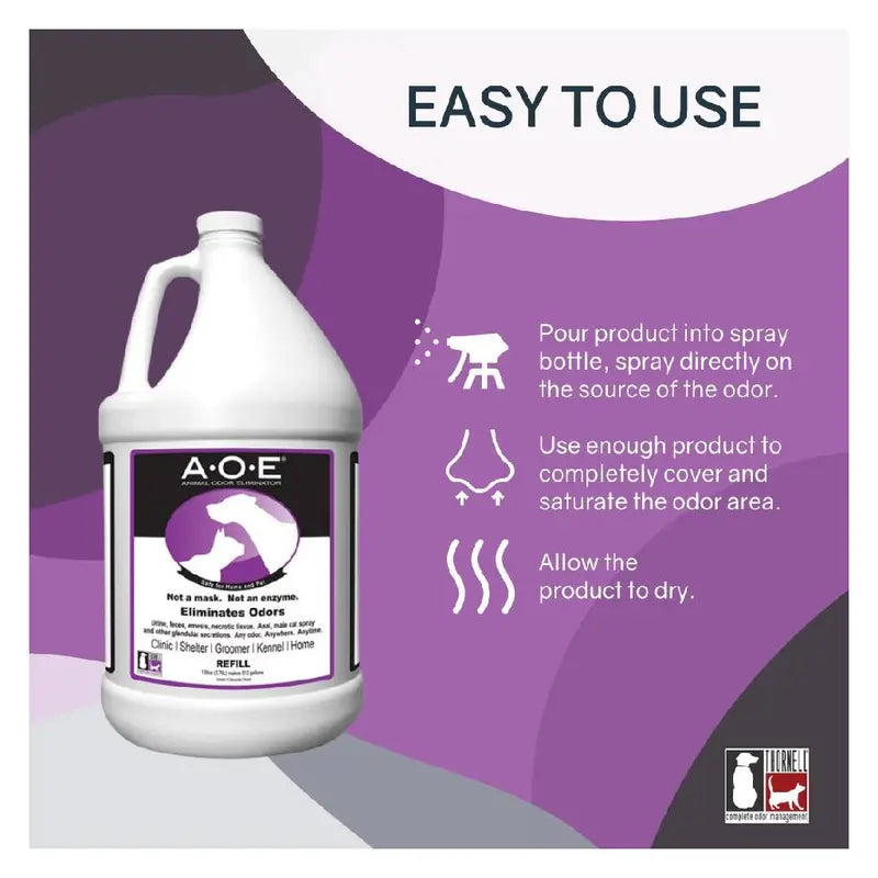 AOE Animal Odor Eliminator Gallon Cedar Scent Deodorizer For Pets And Fabrics