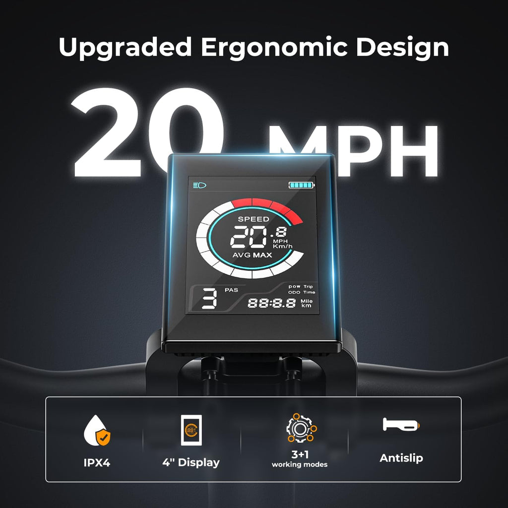 500W Electric Bike With 40-Mile Range And 20 MPH Top Speed - EB5