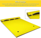 Floating Water Pad, 9 x 6 ft, 3-Layer XPE Foam