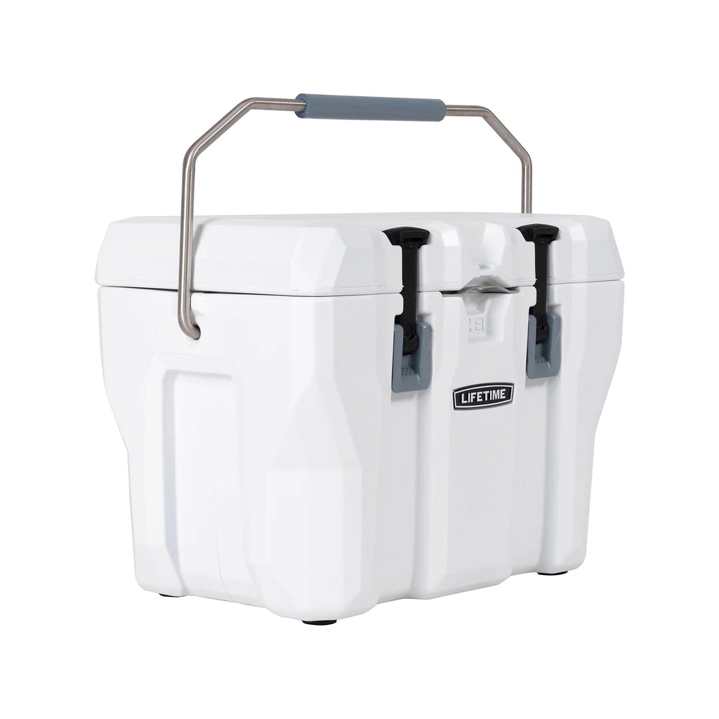Lifetime Bear-Resistant High Performance Camping Cooler, 28 qt, 20 Can Capacity, Boulder Gray - 91289