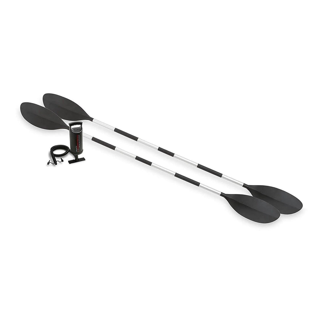 Intex Explorer K2 2-Person Inflatable Kayak With Oars And Pump And Challenger K1 1-Person Inflatable Kayak