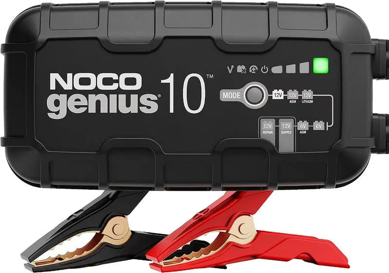 NOCO GENIUS10 10A 6V/12V Smart Battery Charger, Maintainer And Desulfator - GENIUS10