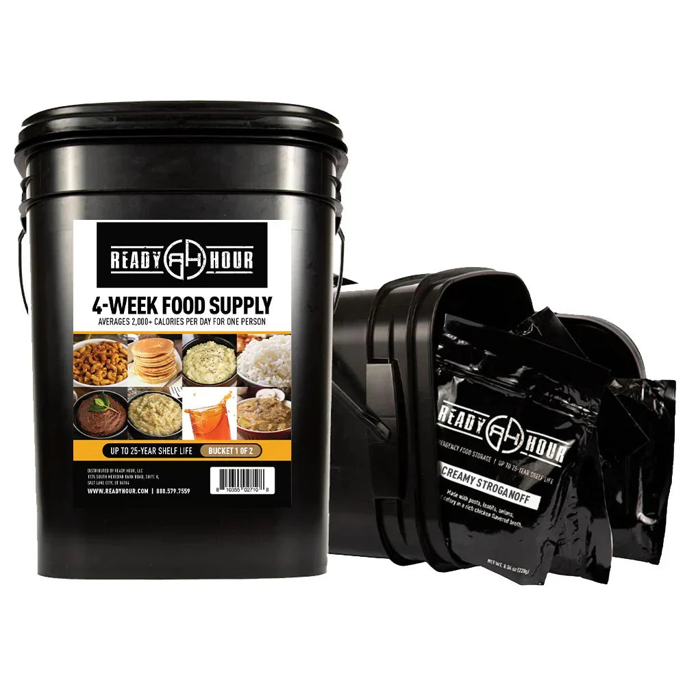 Ready Hour Emergency Food Supply, 4-Week, 2,000+ Calories/Day, 254 Servings