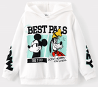 Marvel Spider-Man Boys Hoodies Peter Parker Blue Graphic Pullover Tops Halloween Sweatshirts Toddlers Kids 4-5T