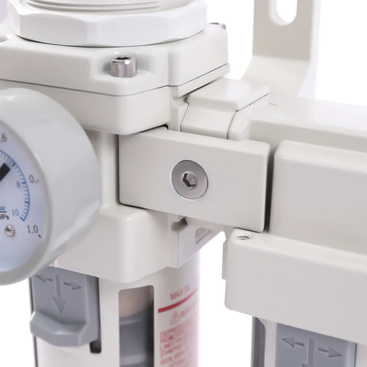 YIYIBYUS 1/2 in NPT Air Pressure Regulator Dryer Filter System With Water Trap Separator