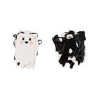 Happy Halloween Ghost Paper Banner Decoration, Black and White, 4.9', Halloween by Way To Celebrate