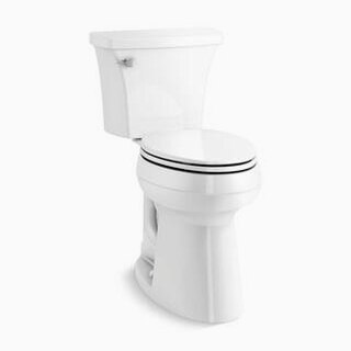 KOHLER Highline Arc Extra Tall 2-Piece Elongated Toilet, White, 1.28 GPF - 78305-0