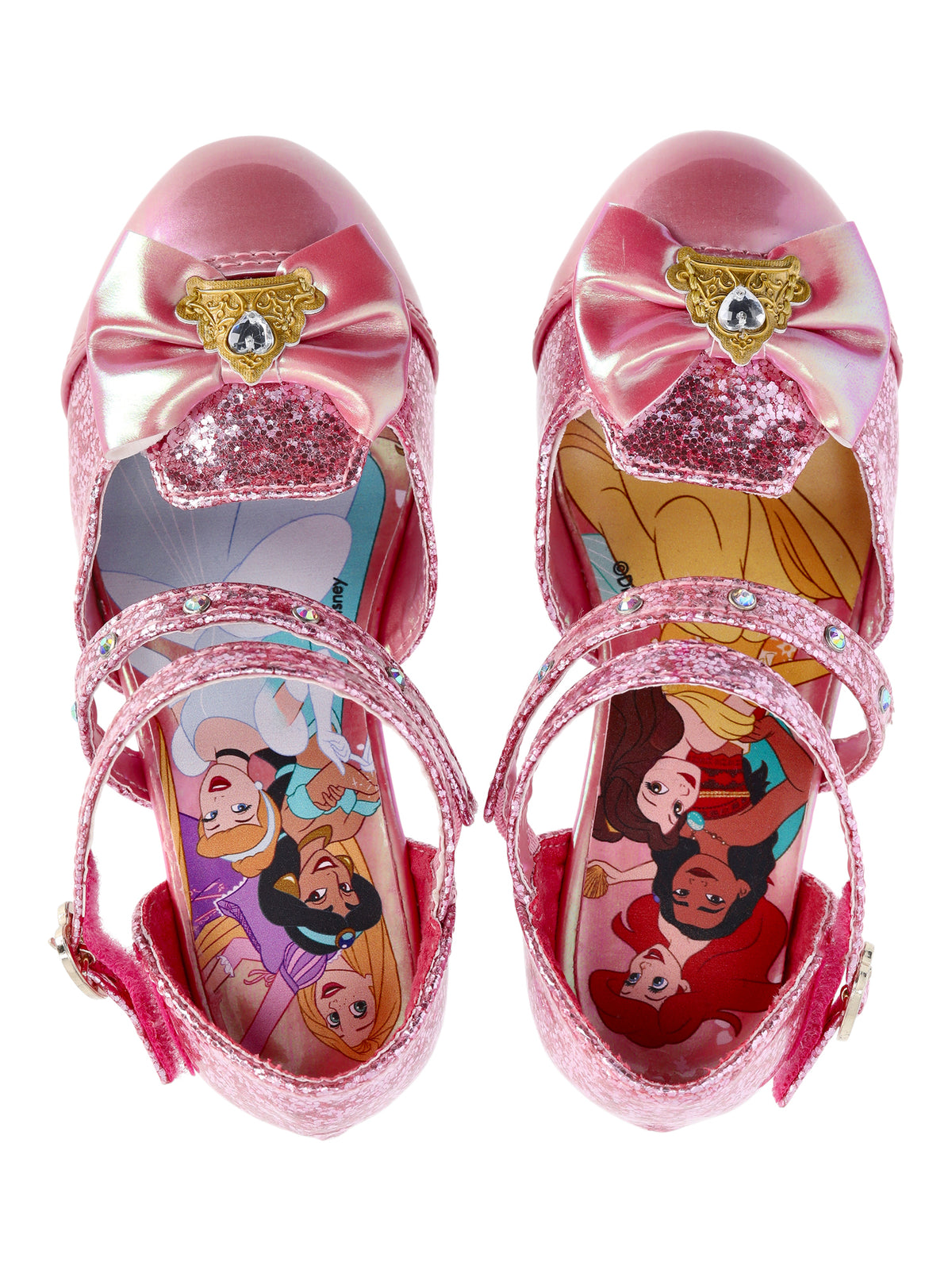 Disney Princess Toddler Girls Low Heel Dress Up Shoes