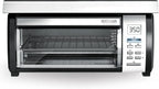 BLACK+DECKER SpaceMaker Under-Cabinet Toaster Oven, Black/Stainless Steel, 9 in Pizza, 4 Slice - TROS1000D
