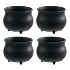 Way To Celebrate 4-Piece Silicone Cauldron Baking Cup Set, Black