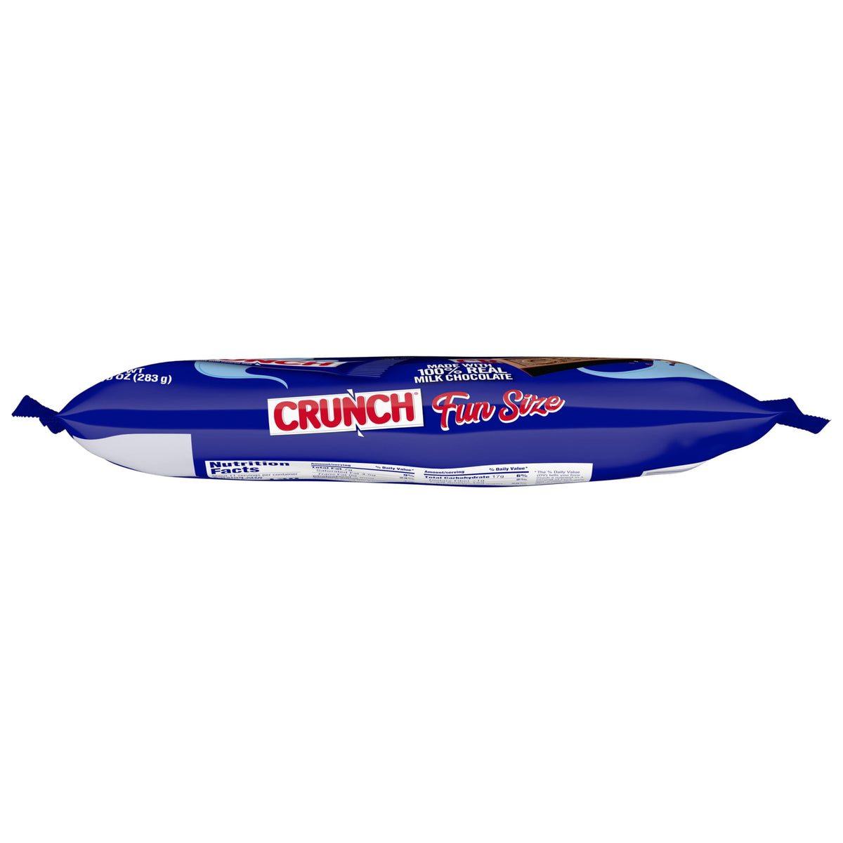 CRUNCH Fun Size Candy Bars, Chocolate Halloween Candy Bulk, 10 oz Bag