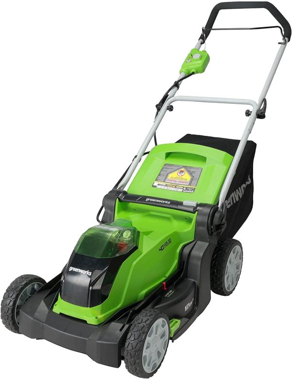 Greenworks 40V 17 inch Cordless Lawn Mower, Tool Only - MO40B01