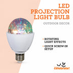 Indoor LED Projection Light Bulb, Multicolor, Halloween by Way To Celebrate