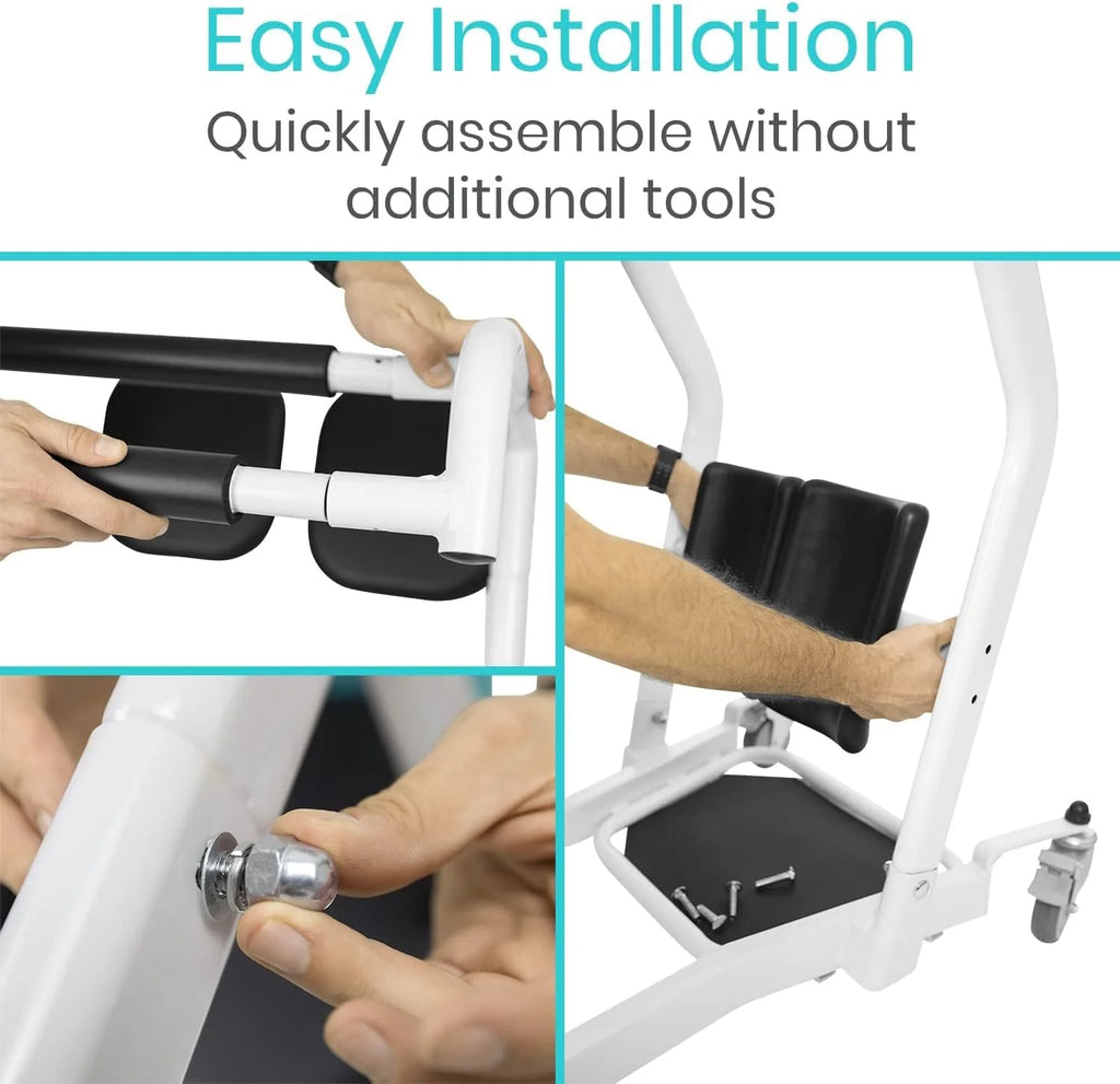 Vive Sit-to-Stand Patient Lift Transfer Aid, 400 lbs