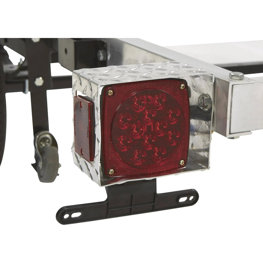 Folding Aluminum Utility Trailer, 4-Ft. x 8-Ft., 1,170-Lb. Load Capacity