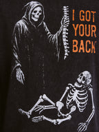 Men's Halloween Back Breaker Graphic Long Sleeve Sweatshirt from Way to Celebrate, Sizes XS-5XB