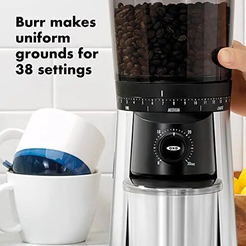 OXO Brew Conical Burr Coffee Grinder - Silver