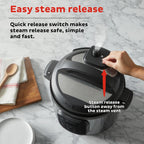 Instant Pot 6QT RIO Chef Series 7-in-1 Multi-Cooker, Black