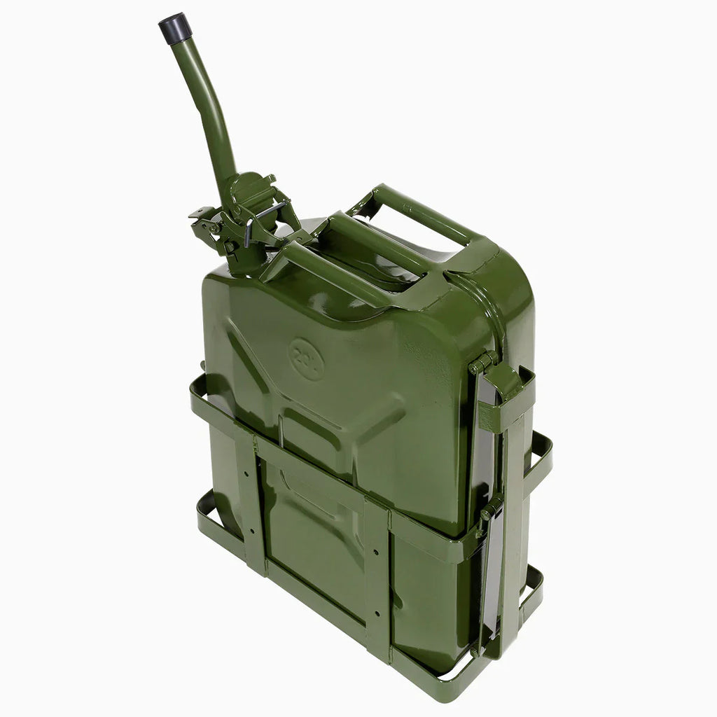 Green Steel Jerry Fuel Can - 20L (5-Gallons)