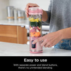 Ninja Blast Portable Personal Blender, Cordless, 18 oz, Metallic Purple - BC151PL