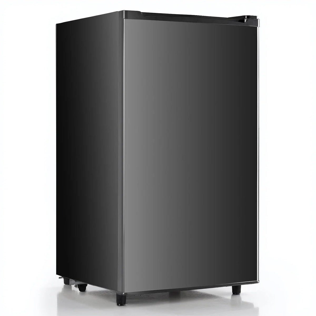 TINKLE WELL Mini Fridge With Freezer, 3.2 Cu Ft, Single Door, Silver